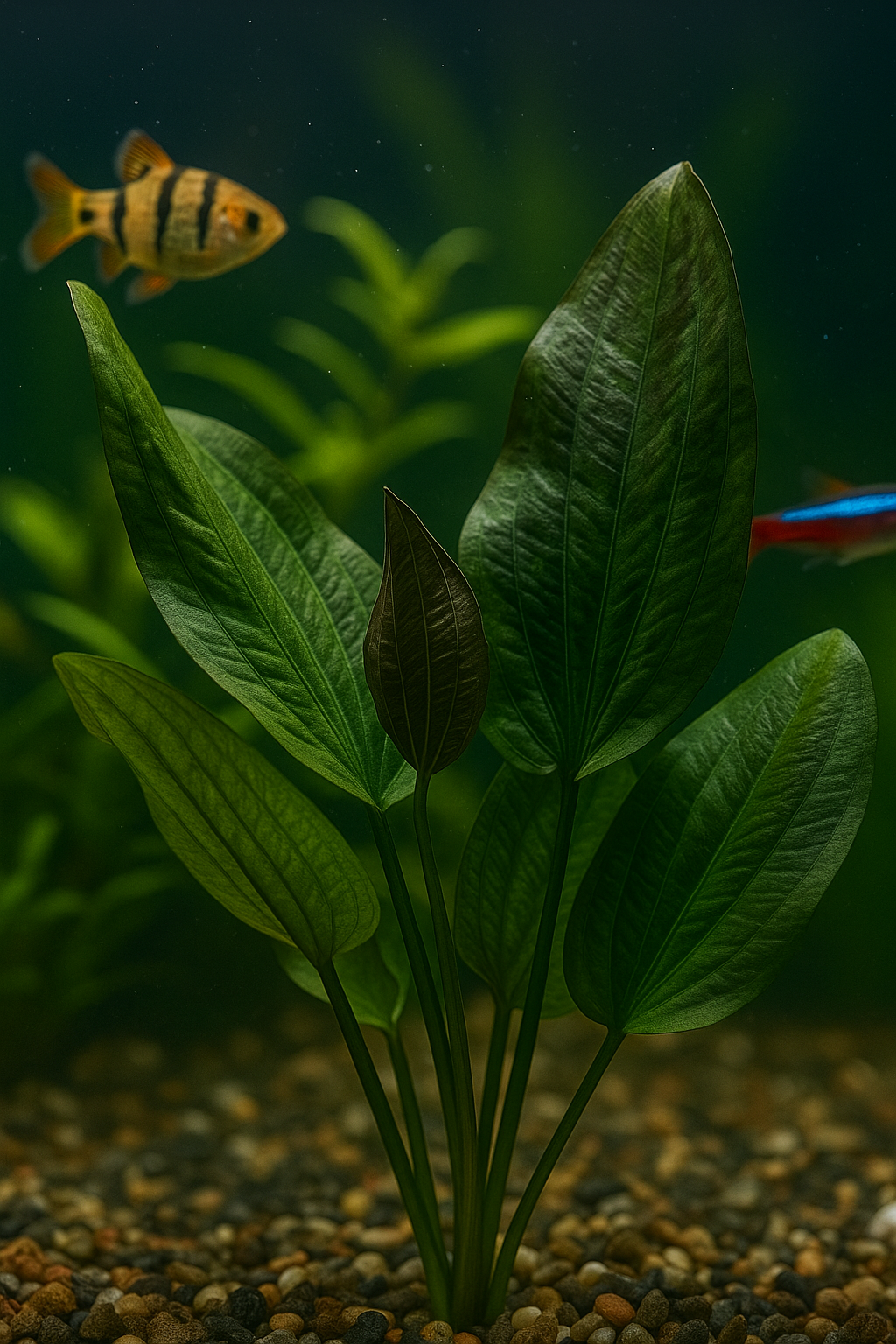 Эхинодорус Мраморный шоколад