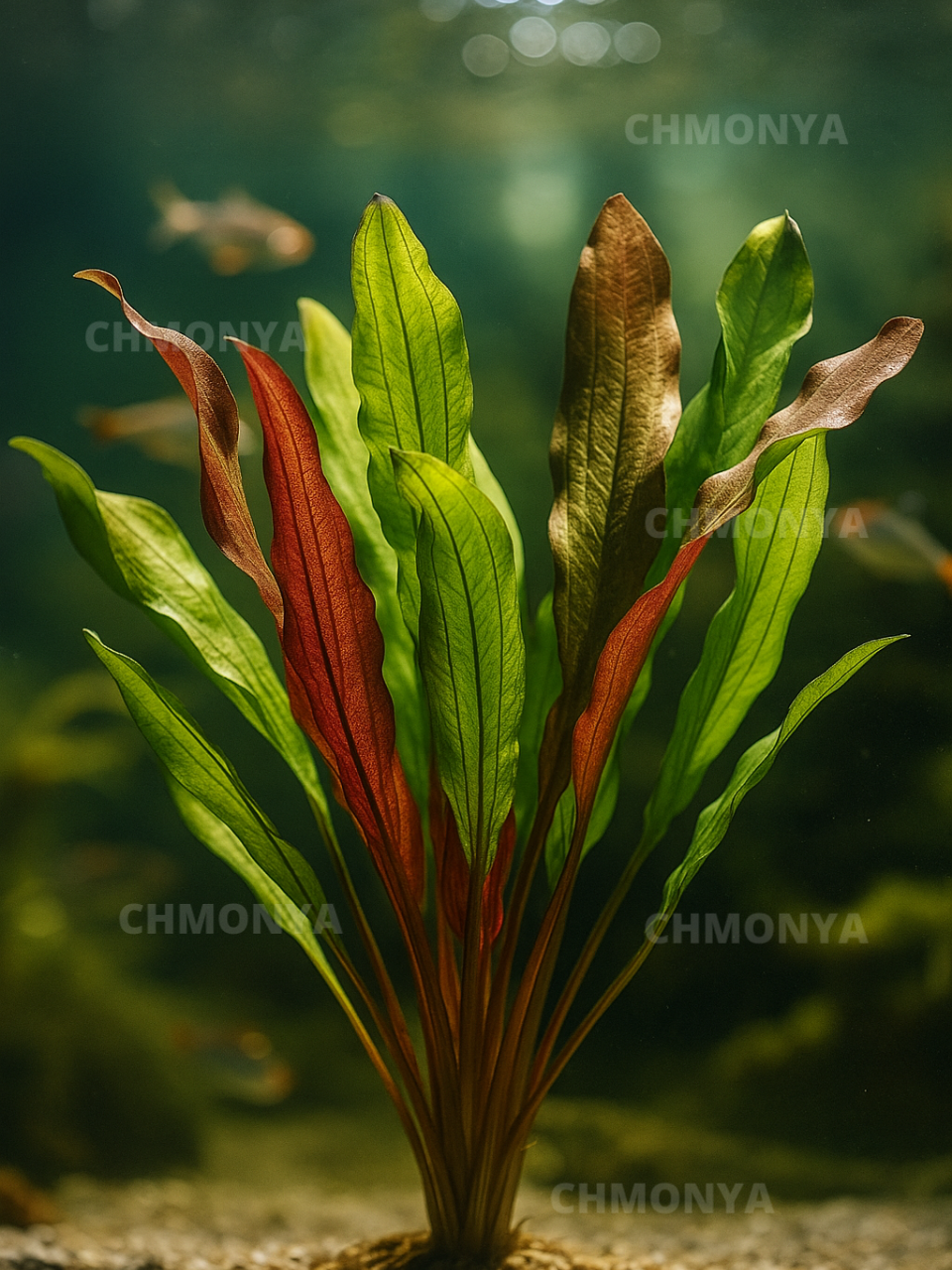 Эхинодорус красный дъявол