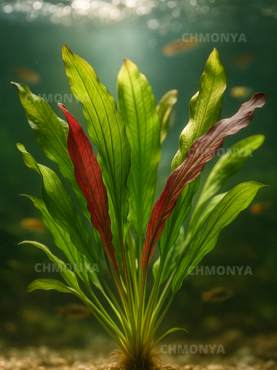 Эхинодорус красный дъявол